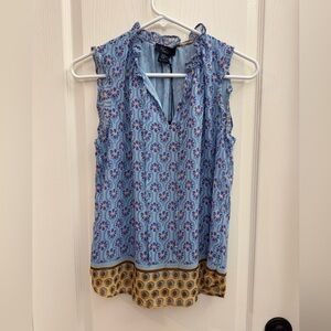 Rachel Roy Sleeveless Blouse Xsmall NWT